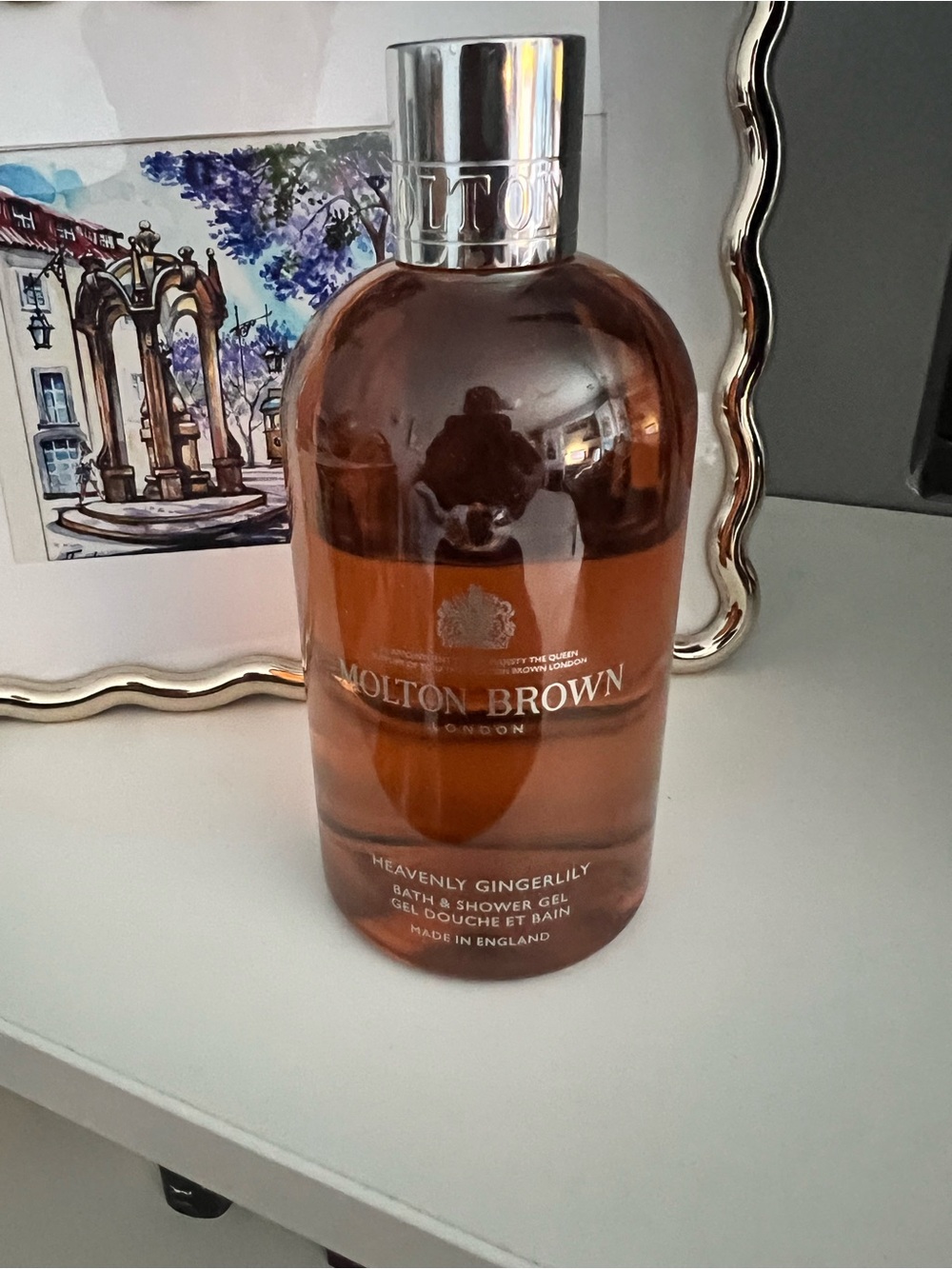 Molton Brown Heavenly Gingerlily Bath & Shower Gel — Amber Brown